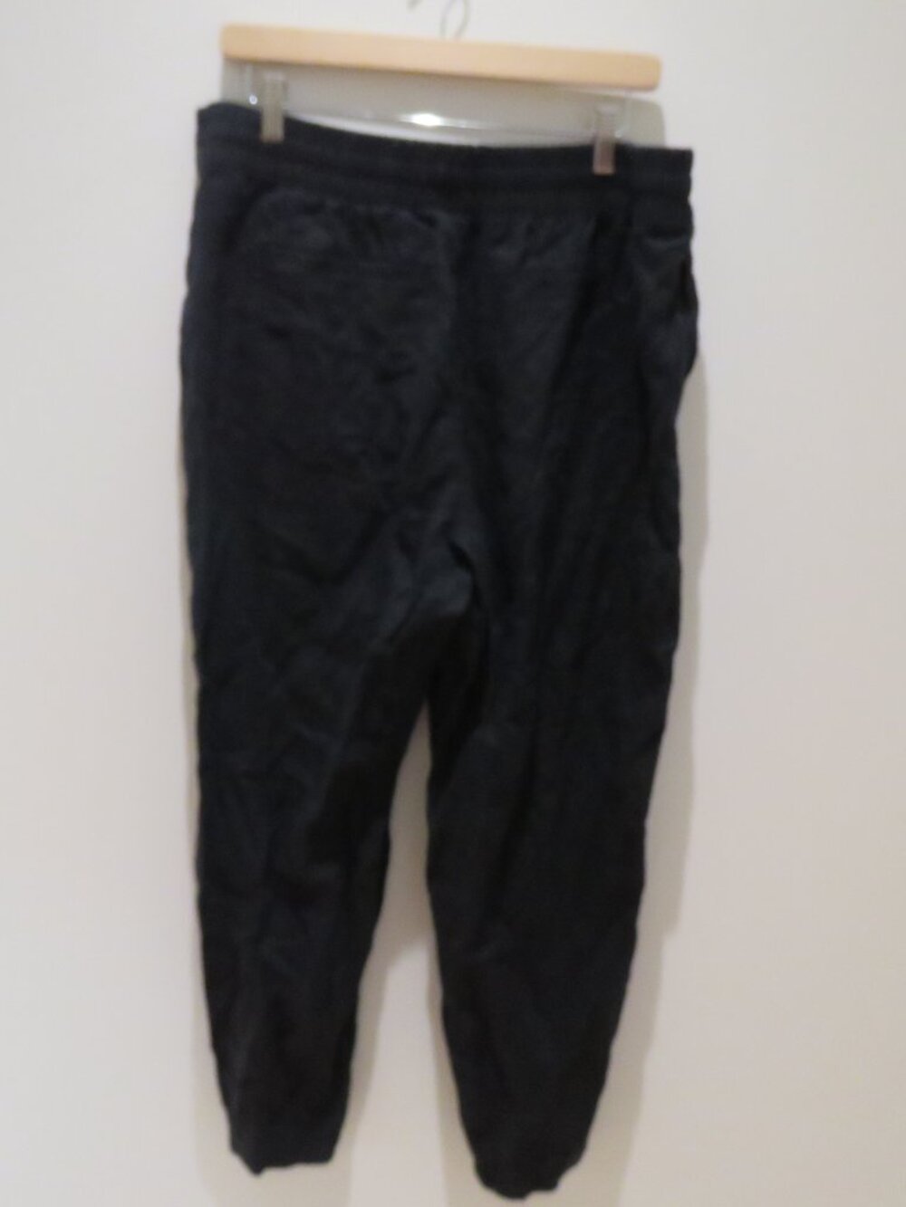 ATHLETA Retreat Linen High Rise Ankle Pant Black Large Travel Coastal Summer - Picture 8 of 12